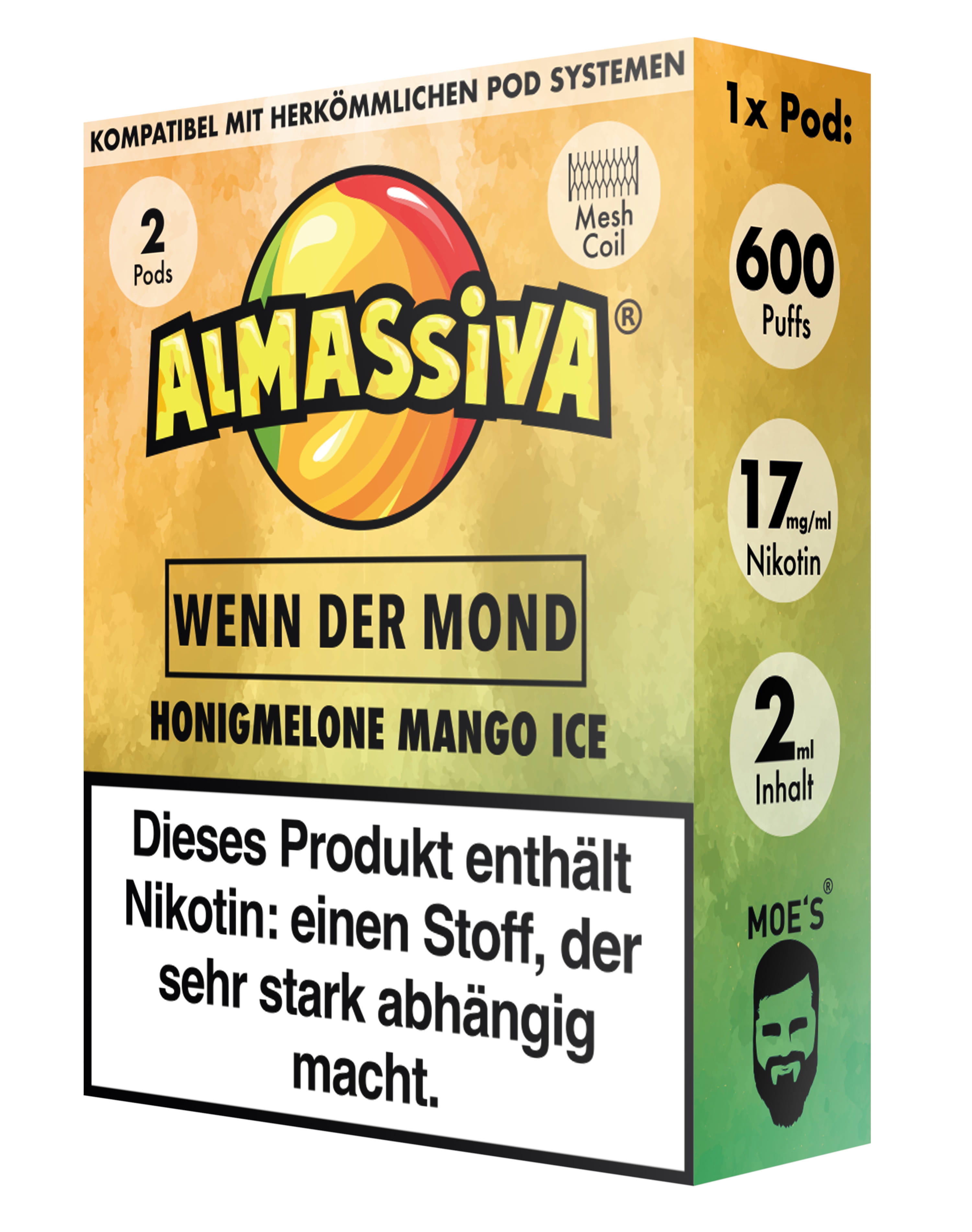 Al Massiva Vape POD (2 Stück) Wenn der Mond