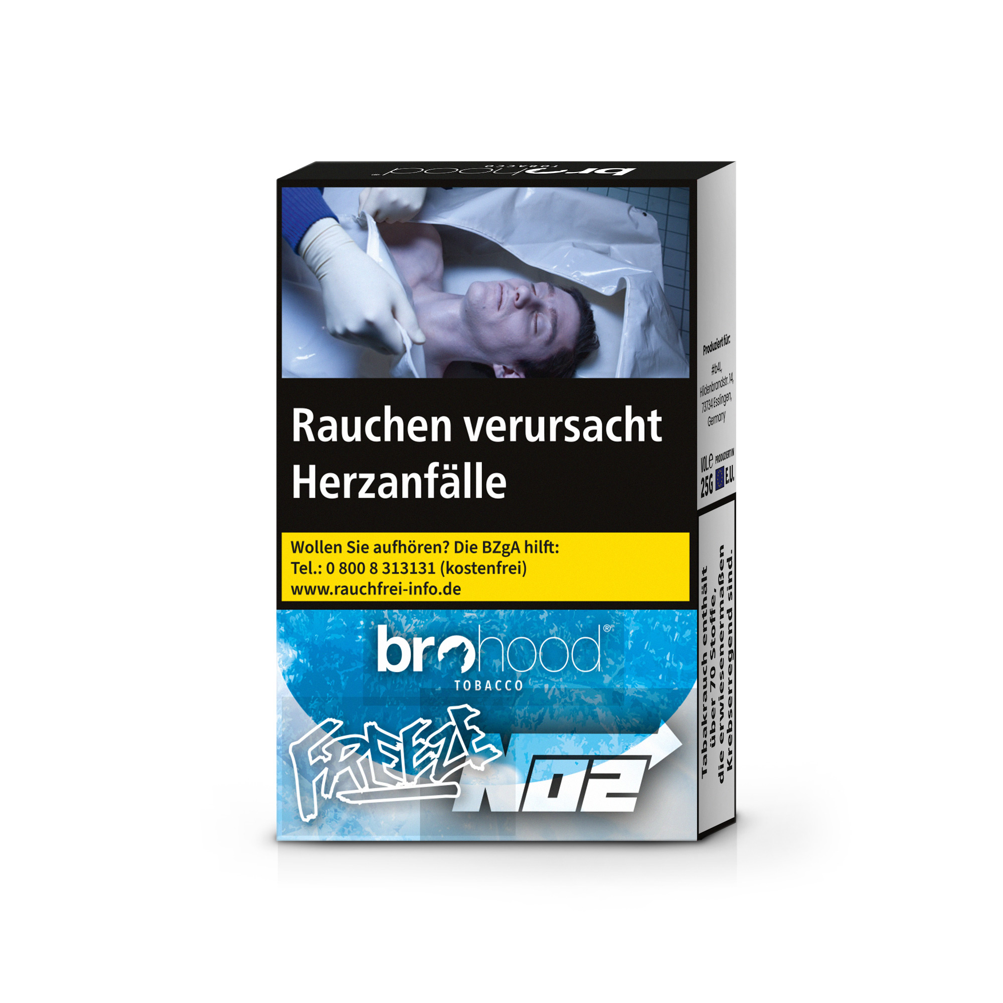 Brohood Shisha Tabak 25g - Freeze NOS