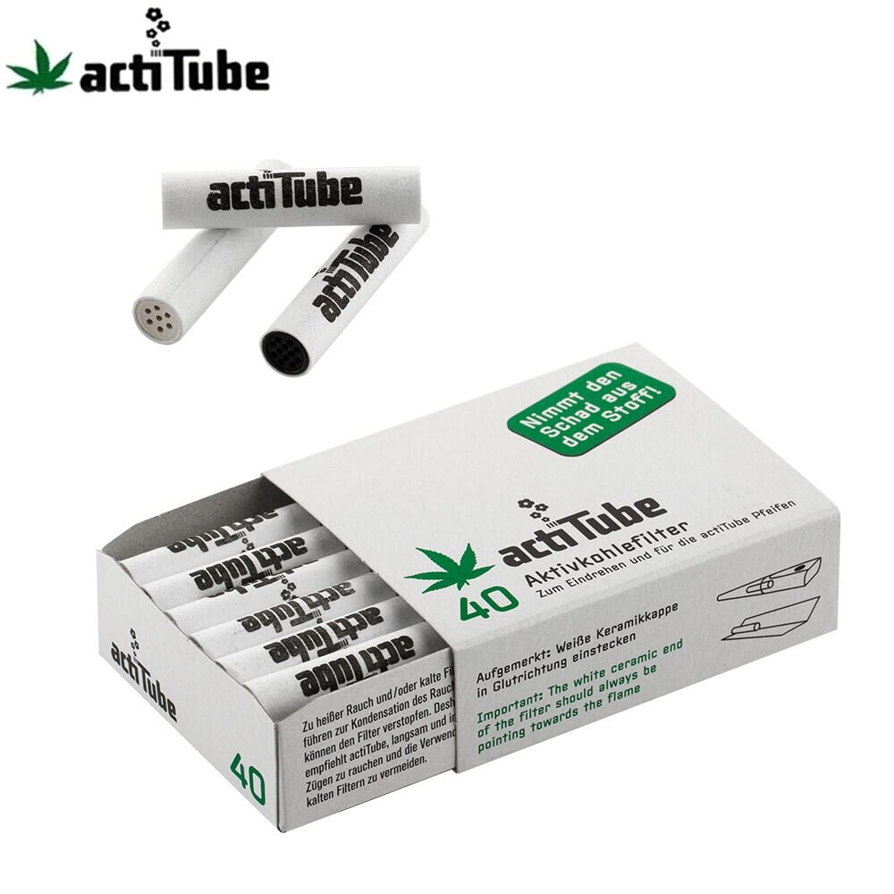 ActiTube Aktivkohlefilter 8 mm - 40er Pack