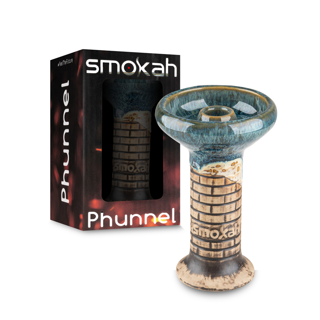 Smokah Shisha Phunnel Wall - M3 Blue Green Fusion