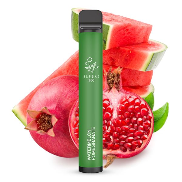 Elf Bar 600 E-Shisha Watermelon Pomegrenate