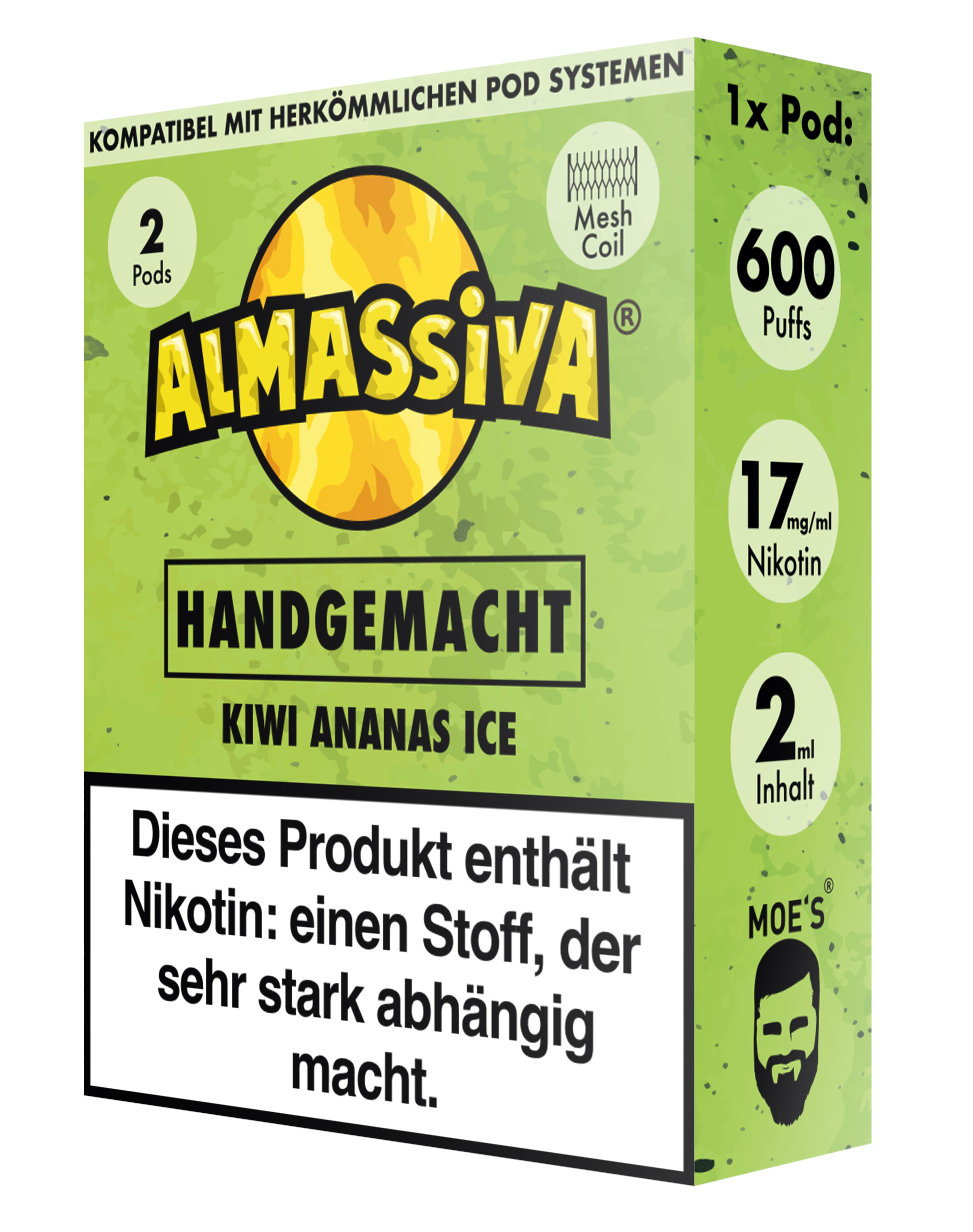 Al Massiva Vape POD (2 Stück) Handgemacht