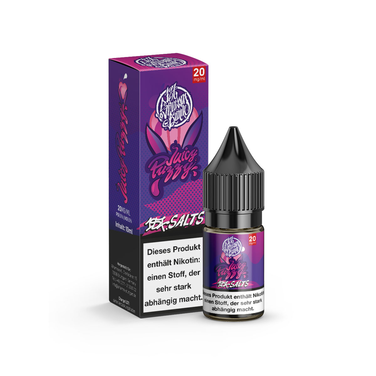 187 Salts Liquid 10ml (20mg/ml) - Juicy Puzzy