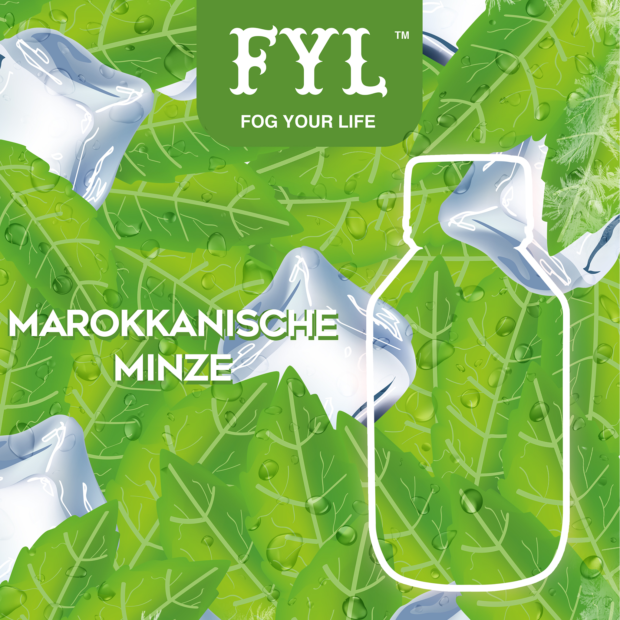 FOG YOUR LIFE Aroma Shot 25ml - Marokkanische Minze