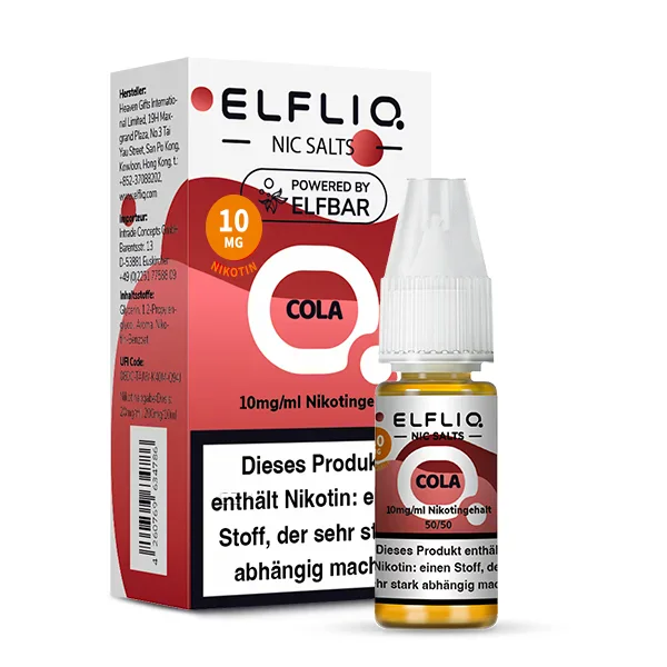 Elfbar ELFLIQ Liquid 10ml 10mg | Cola