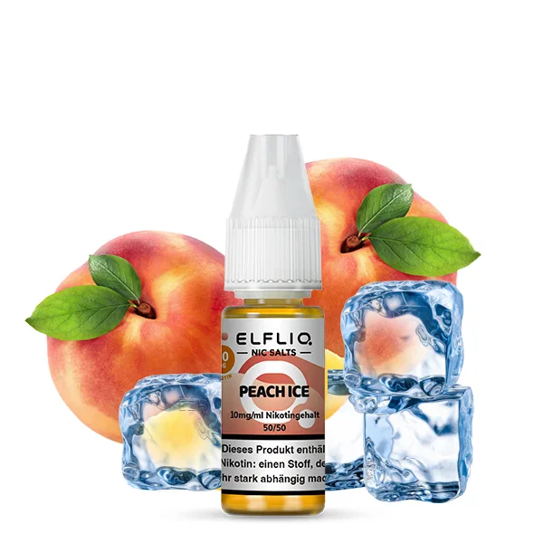 Elfbar ELFLIQ Liquid 10ml 10mg | Peach Ice