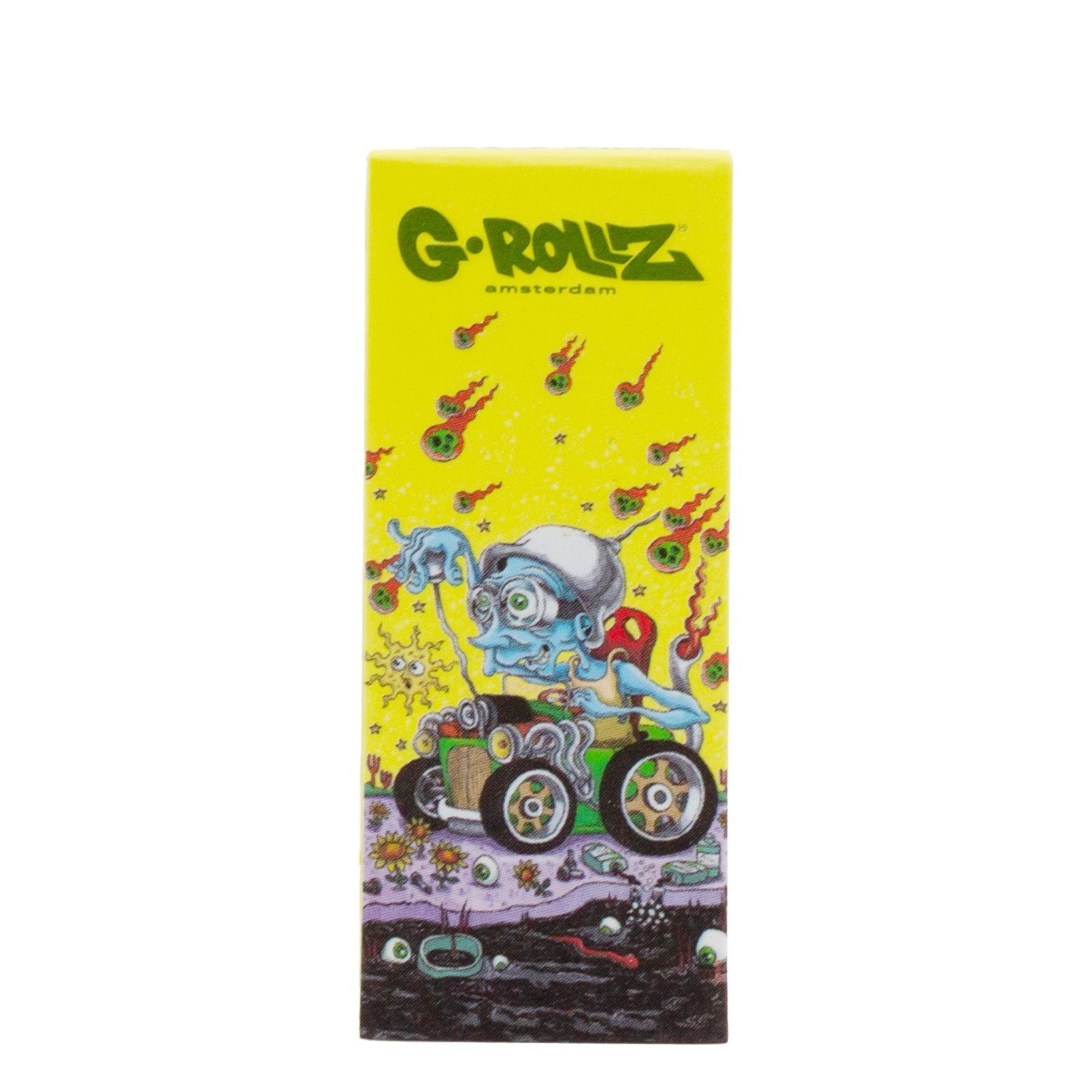 G-Rollz Dunkees ''Hotrod Guy'' Yellow Filter Tips - 2,5 x 6 cm