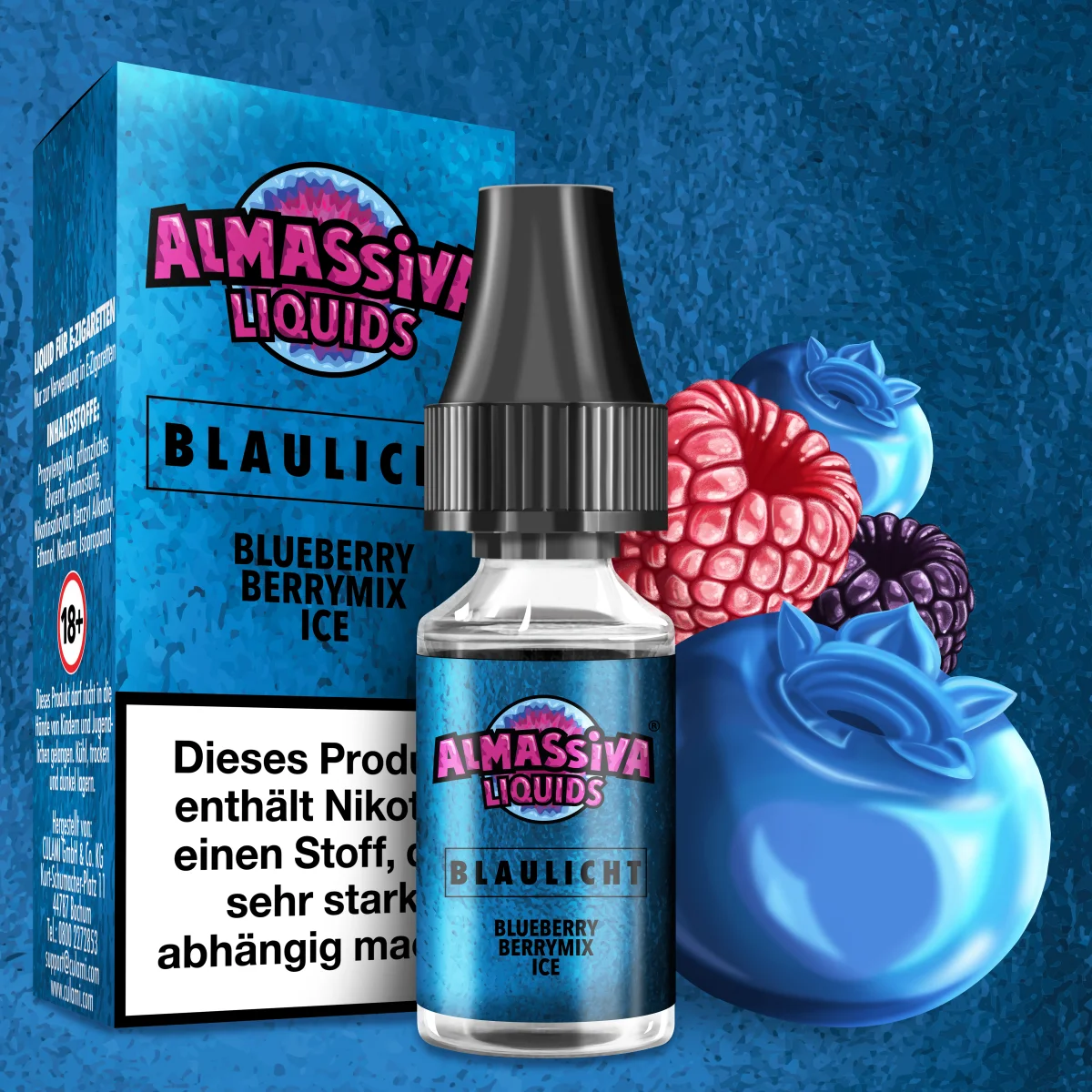 Al Massiva Liquid 10ml 10mg - Blaulicht