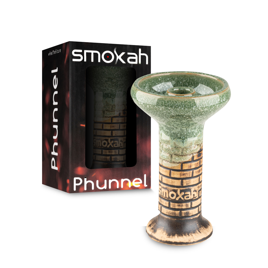 Smokah Shisha Phunnel Wall - M5 Green