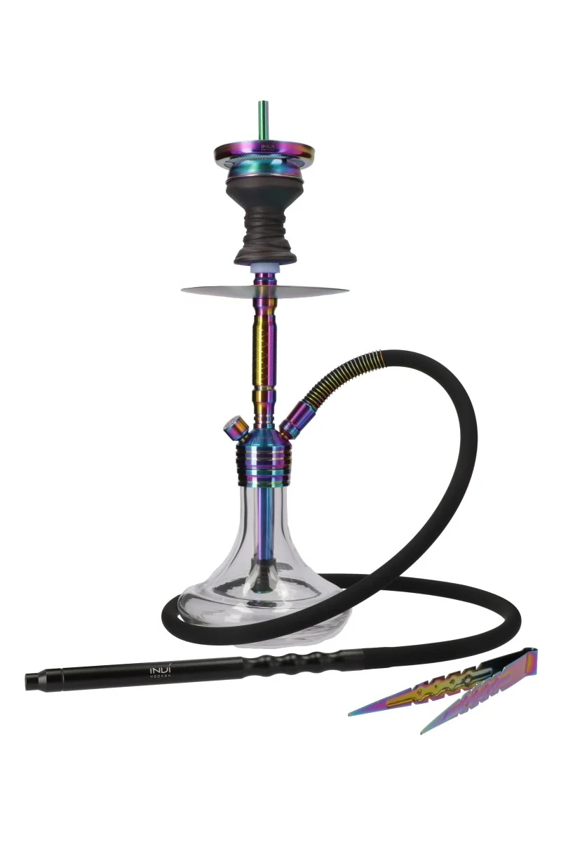 INVI Shisha Paradox V2 Edelstahl Rainbow - Blue Clear