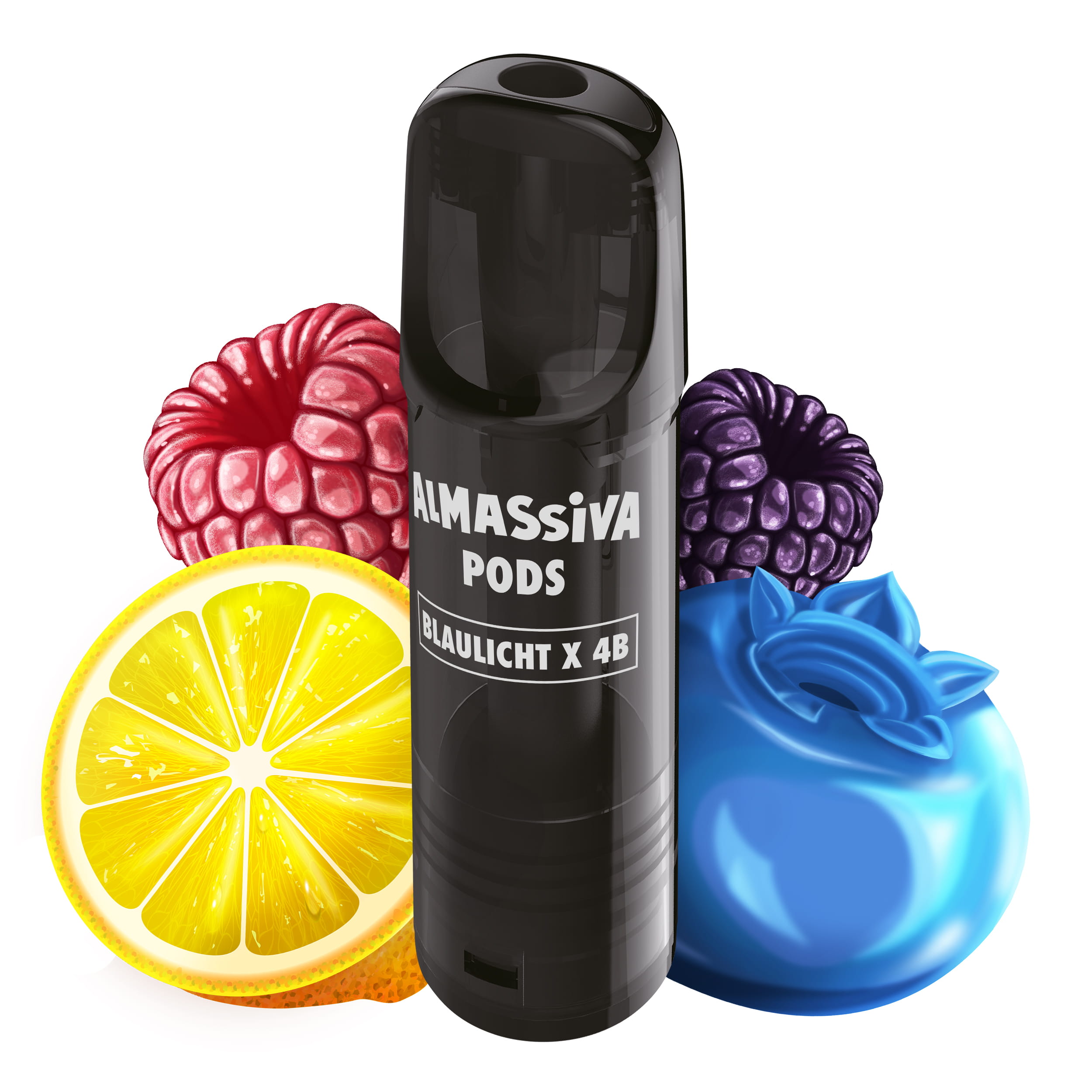 Al Massiva Vape POD (2 Stück) Blaulicht x 4B