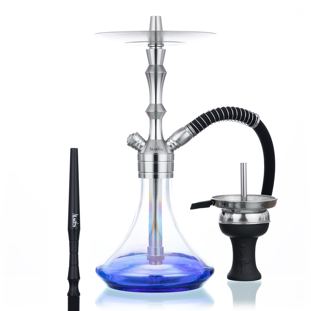 Aladin Shisha MVP 360 - shiny bottom blue