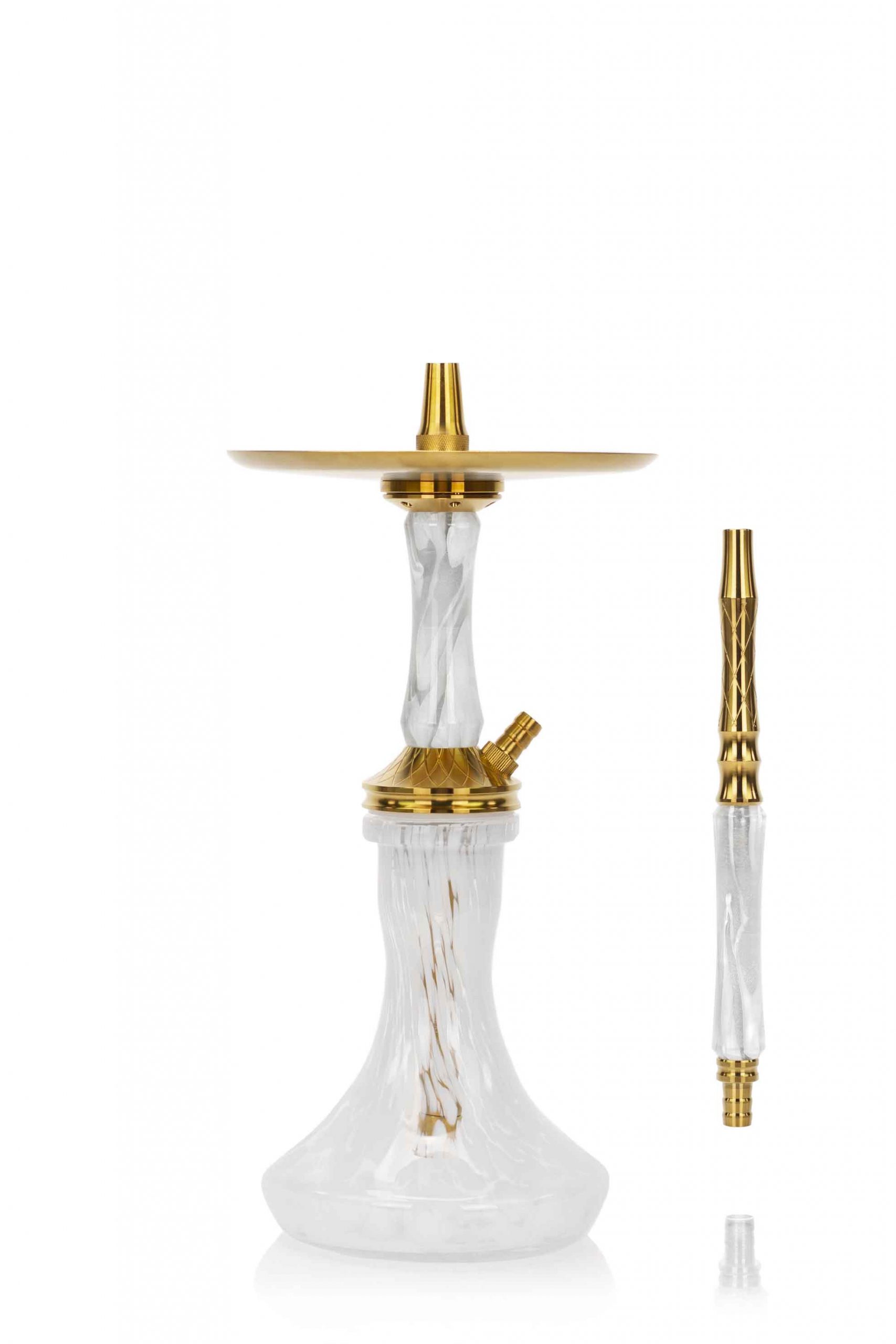 Ocean Hookah Kaif S 2nd Edition - Gold White