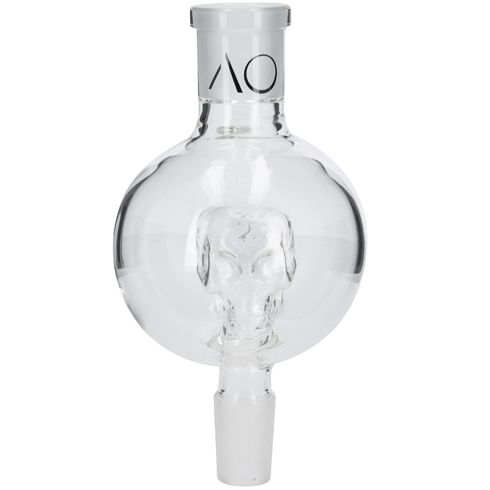 AO Glas Molassefänger 18/8 Skull - Clear