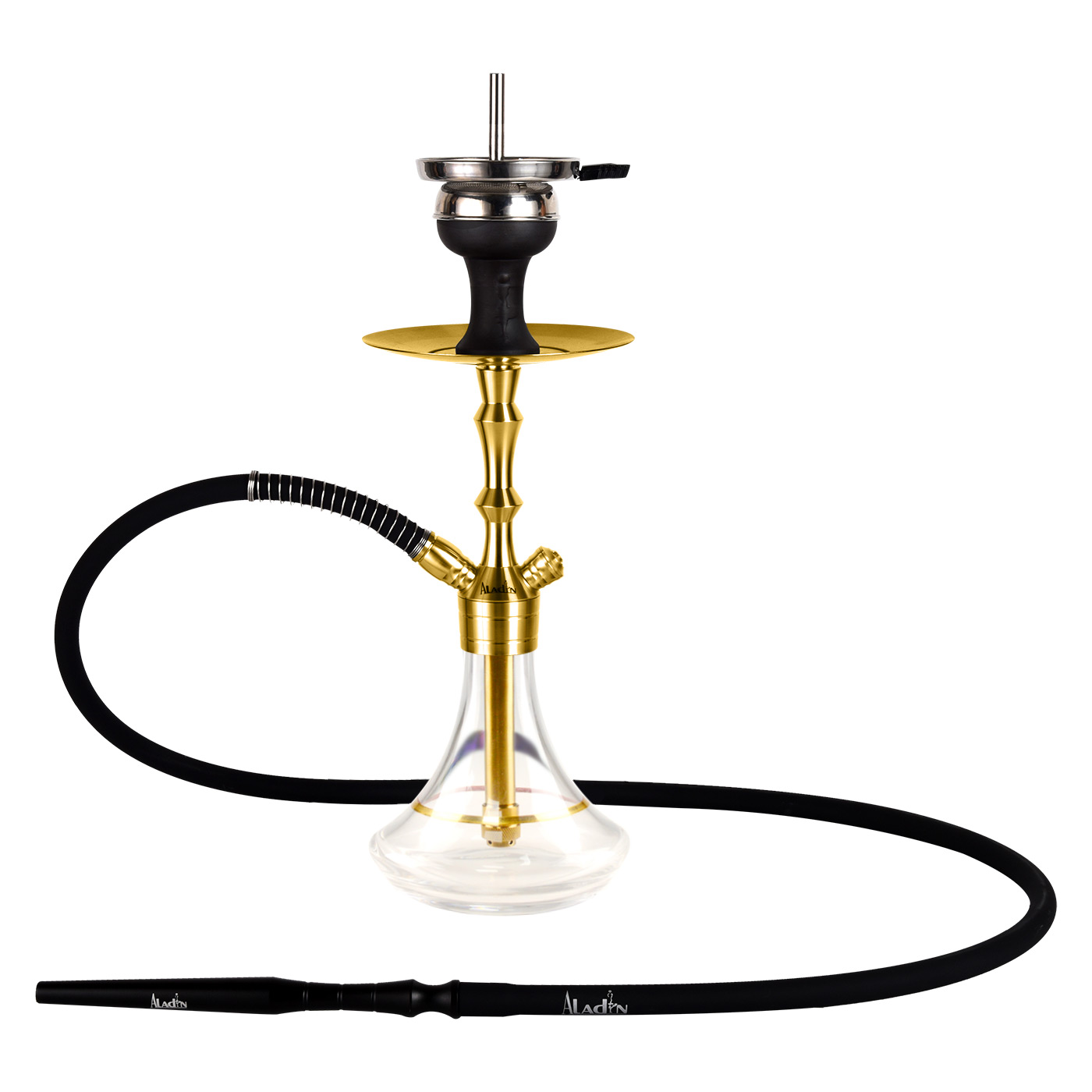 Aladin Shisha MVP 360 Gold Edition - clear