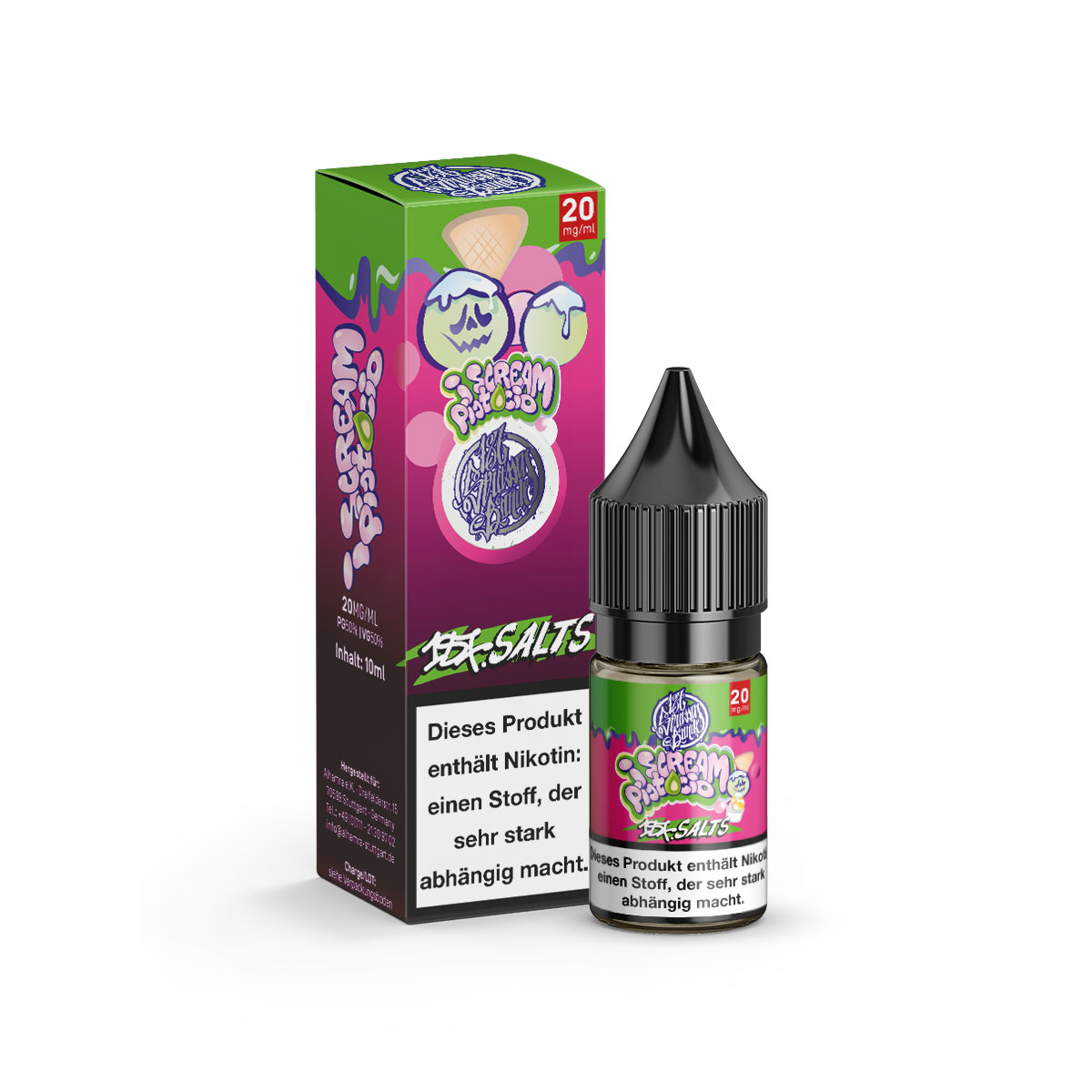 187 Salts Liquid 10ml (20mg/ml) - I Scream Pistacio