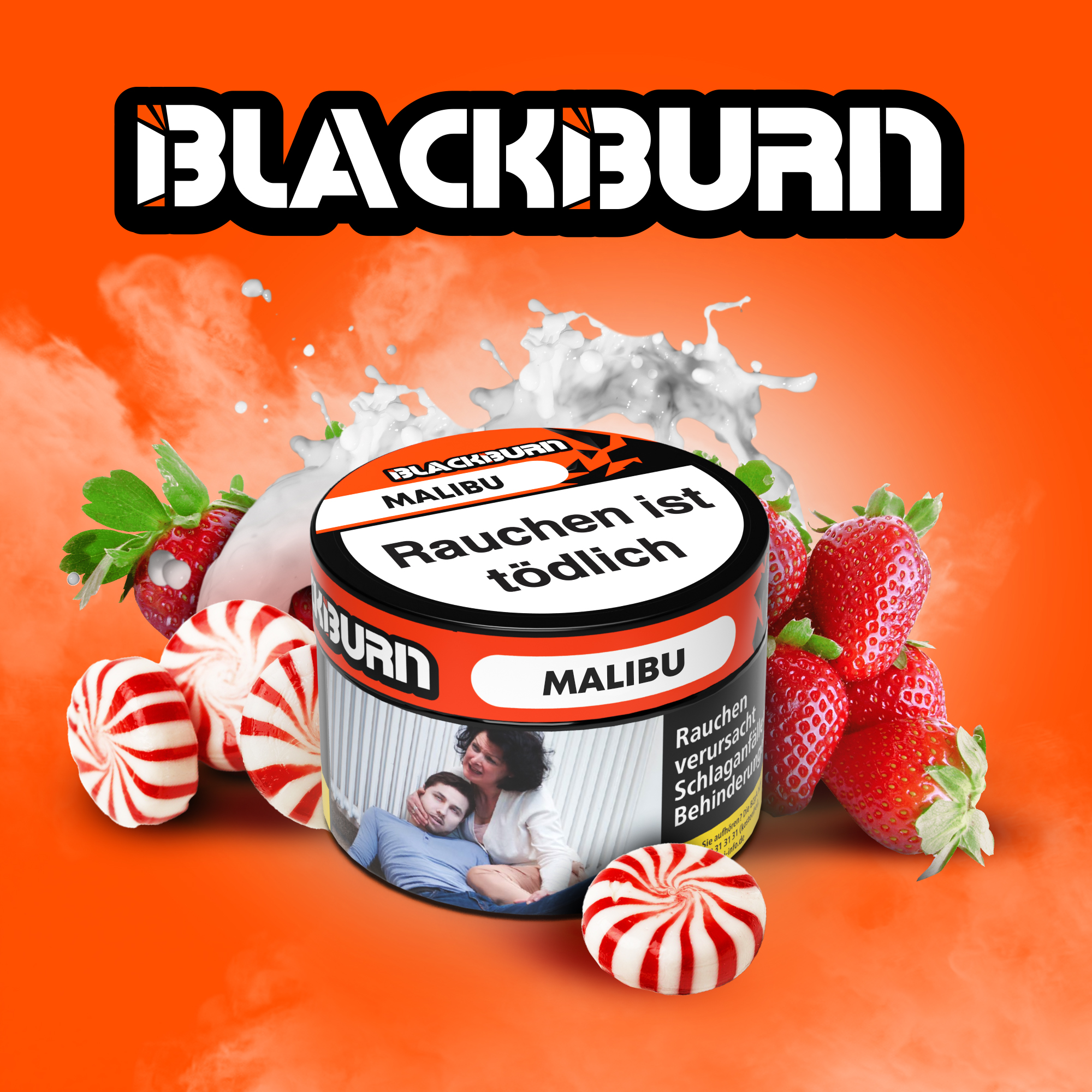 Blackburn Shisha Tabak 25g - Malibu