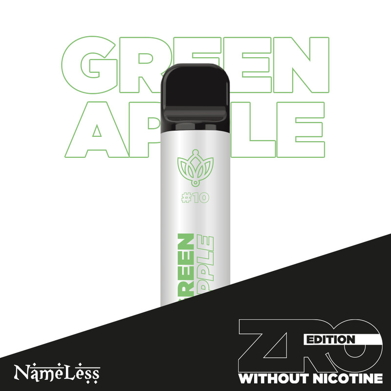 NameLess 600 E-Shisha ZRO Edition GreenApple (#10 Persischer Apfel) | ohne Nikotin