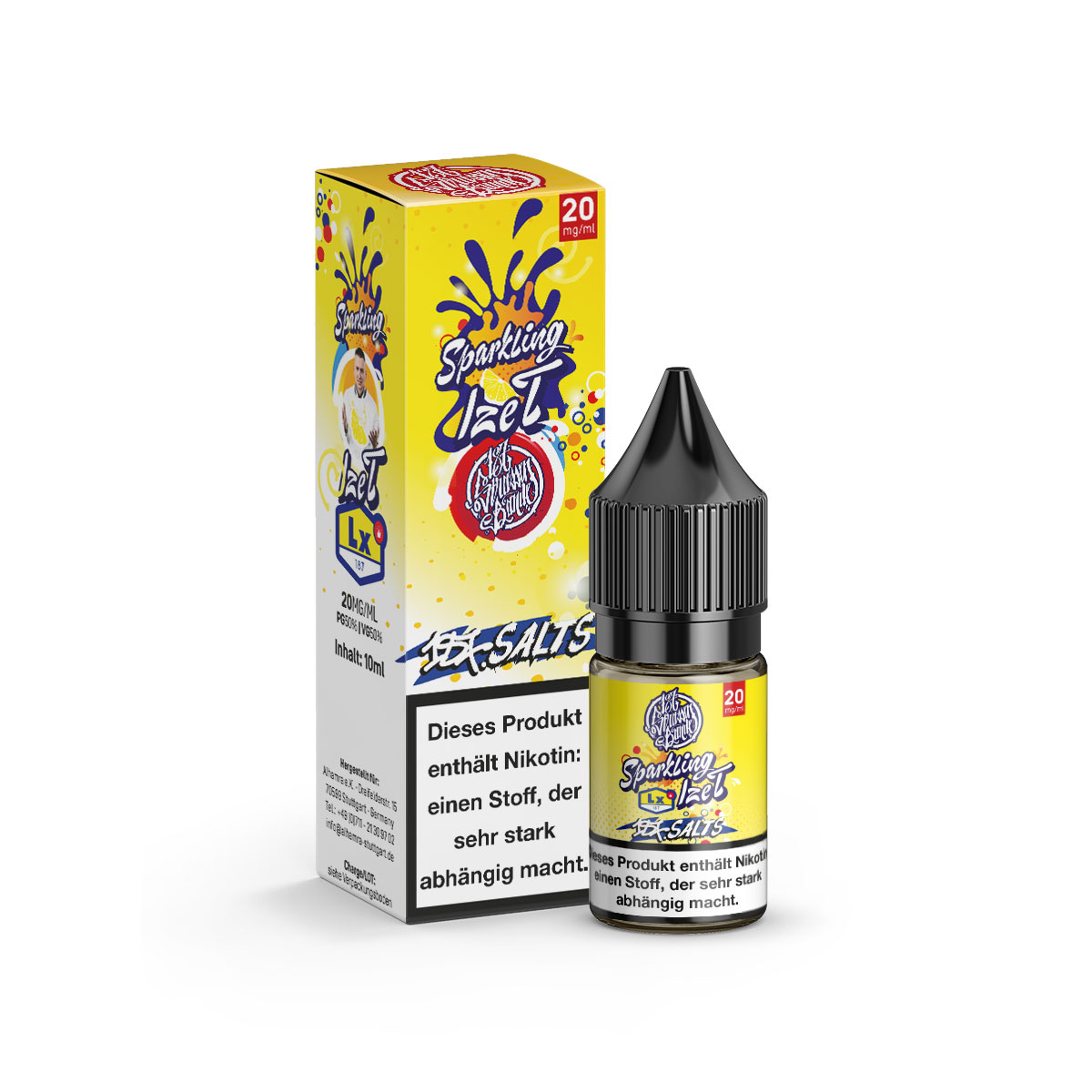 187 Salts Liquid 10ml (20mg/ml) - Sparkling Ize T