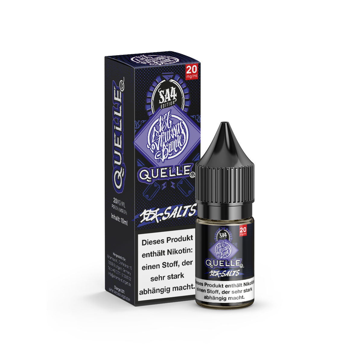 187 Salts Liquid 10ml (20mg/ml) - Quelle