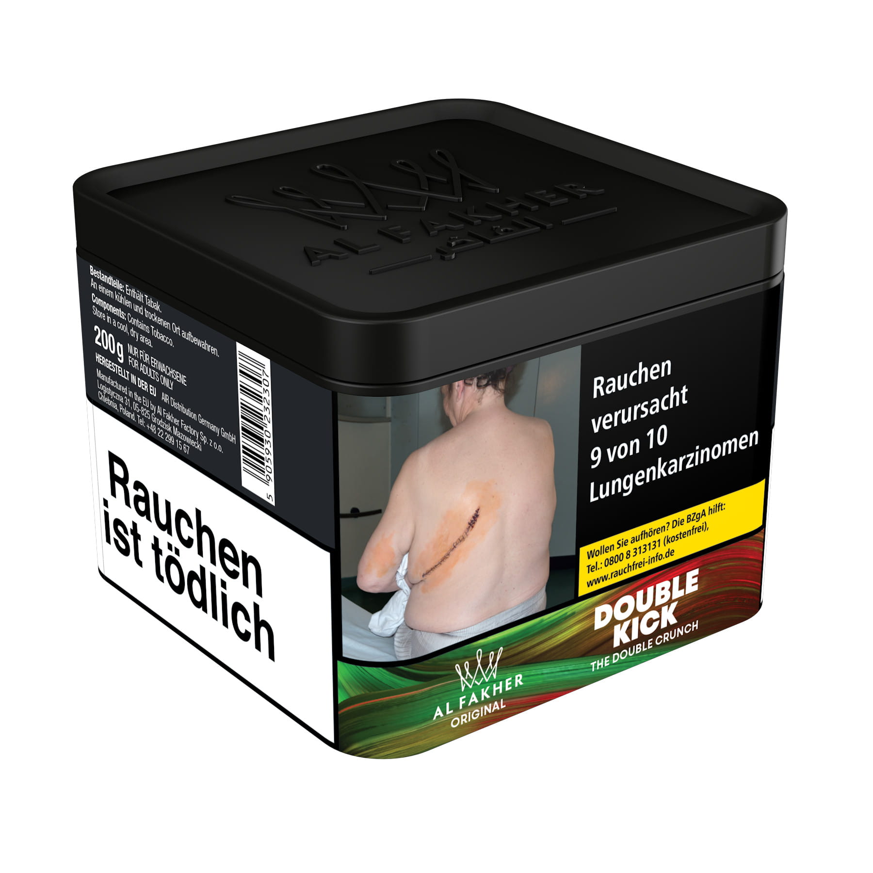 Al Fakher Tabak 200g - Double Kick Double Crunch