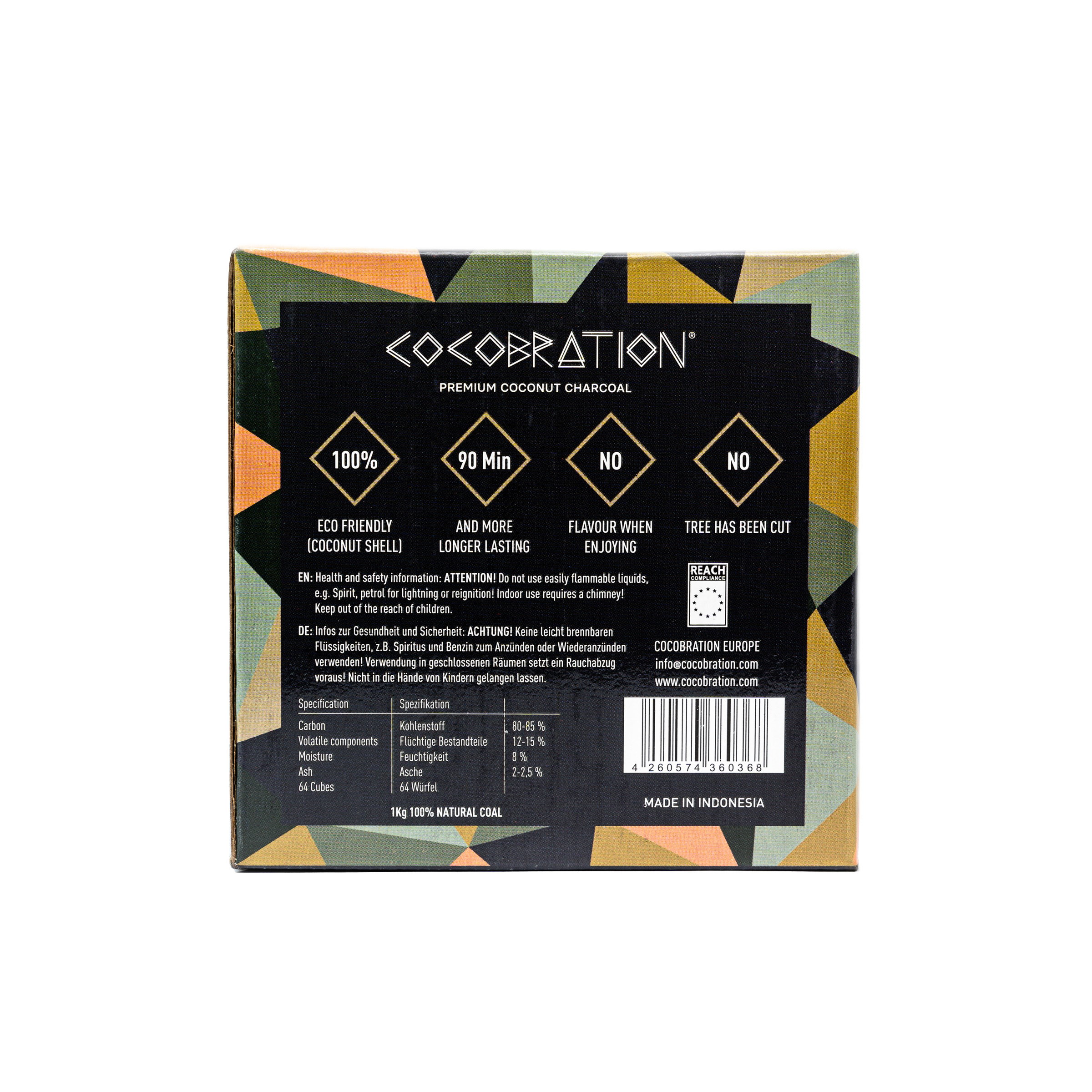 Cocobration 26er Shisha Kohle - 1 KG