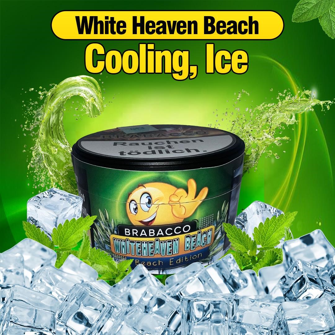 Brabacco Tabak 25g - White Heaven Beach