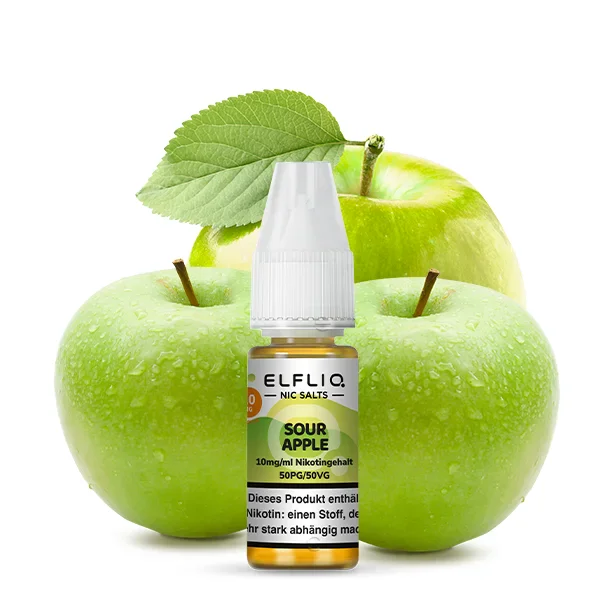 Elfbar ELFLIQ Liquid 10ml 10mg | Sour Apple